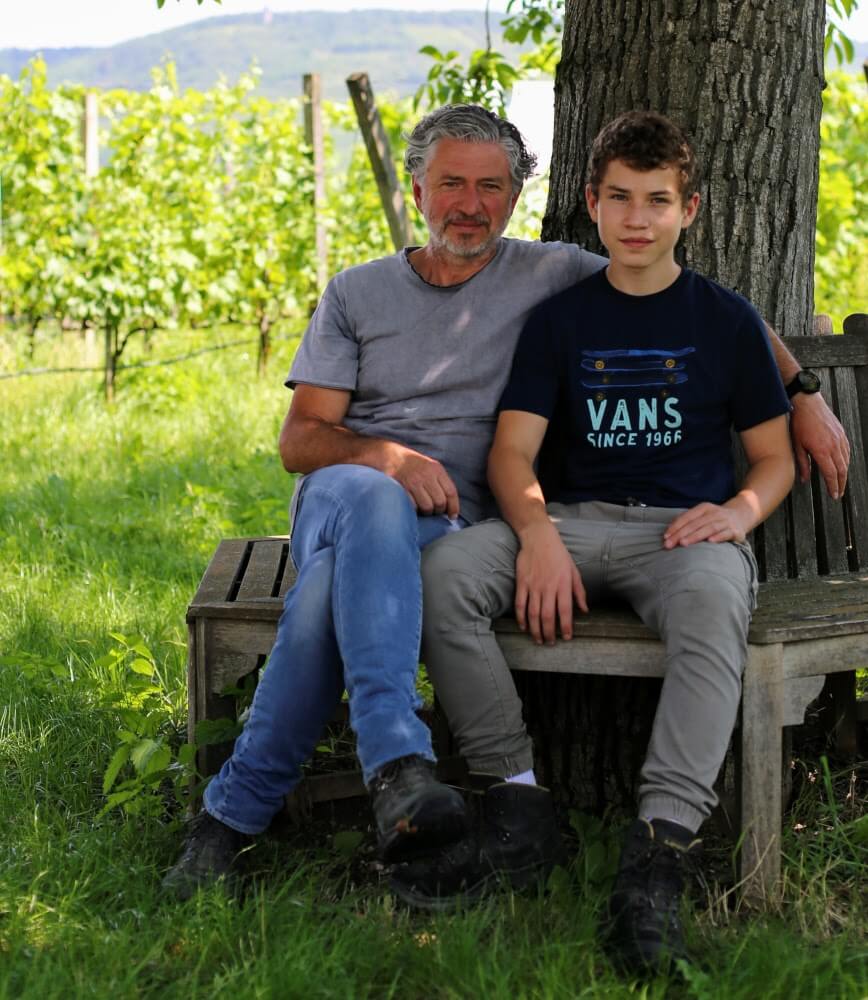 Fred Loimer med sønn
