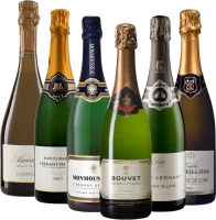 Den boblende mangfald av Crémant de Loire - 6x Smakspakke