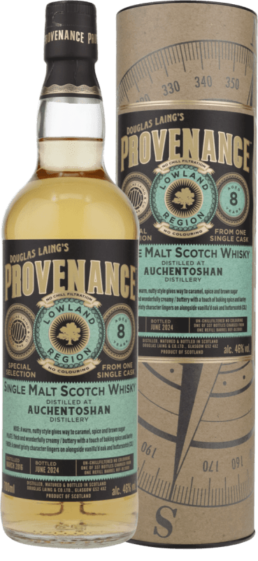 Auchentoshan 8 Years Old Provenance - Douglas Laing