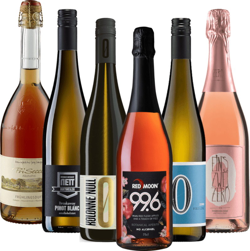 100 % smak 0 % alkohol - 6x smakspakning alkoholfri nytelse uten alkohol