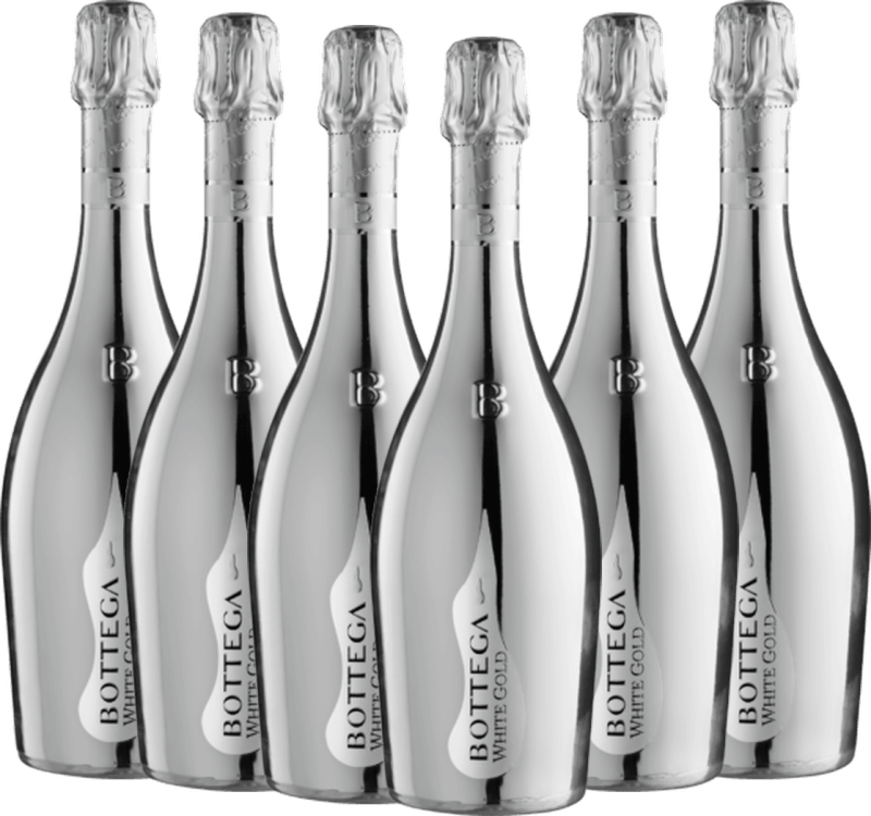 6er Vorteils-Weinpaket - White Gold Prosecco Spumante DOC - Bottega