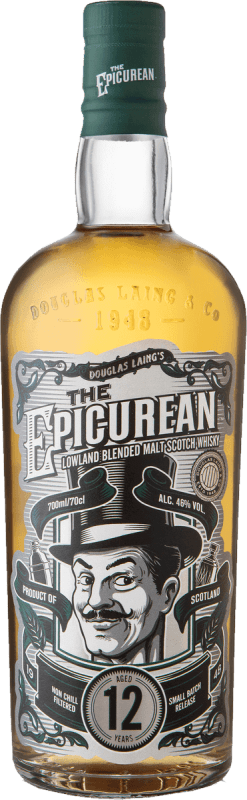 The Epicurean 12 Years Old Lowland Blended Malt - Douglas Laing