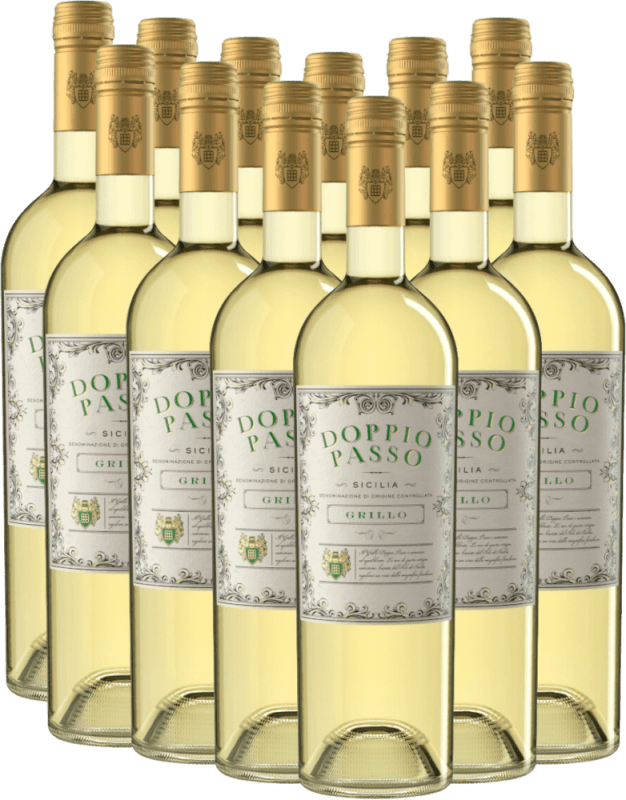 12er Vorteils-Weinpaket - Doppio Passo Grillo Sicilia DOC - CVCB