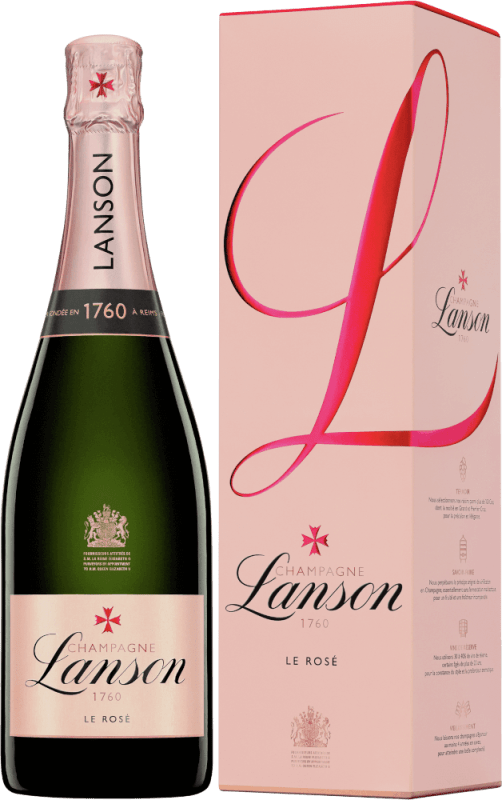Le Rosé in GP - Champagne Lanson