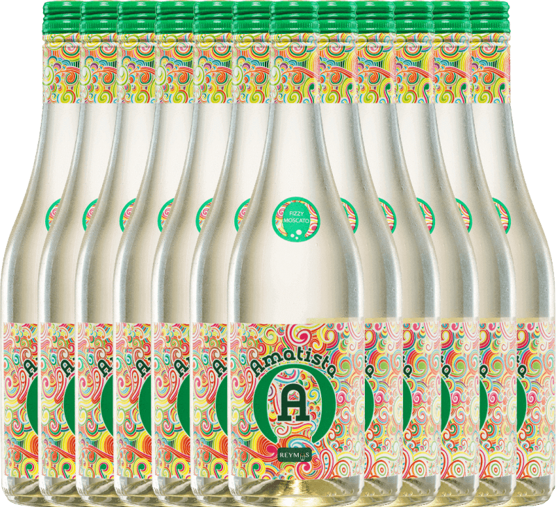 12er Vorteils-Weinpaket - Amatista Moscato Blanco Frizzante - Anecoop