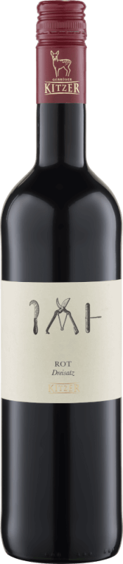 Dreisatz Rot trocken - Gebrüder Kitzer