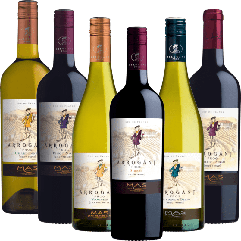 Weinzauber fra Languedoc med Arrogant Frog - 6x smakepakke