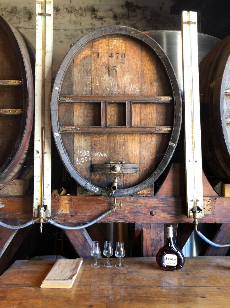 Samalens Armagnac-modning