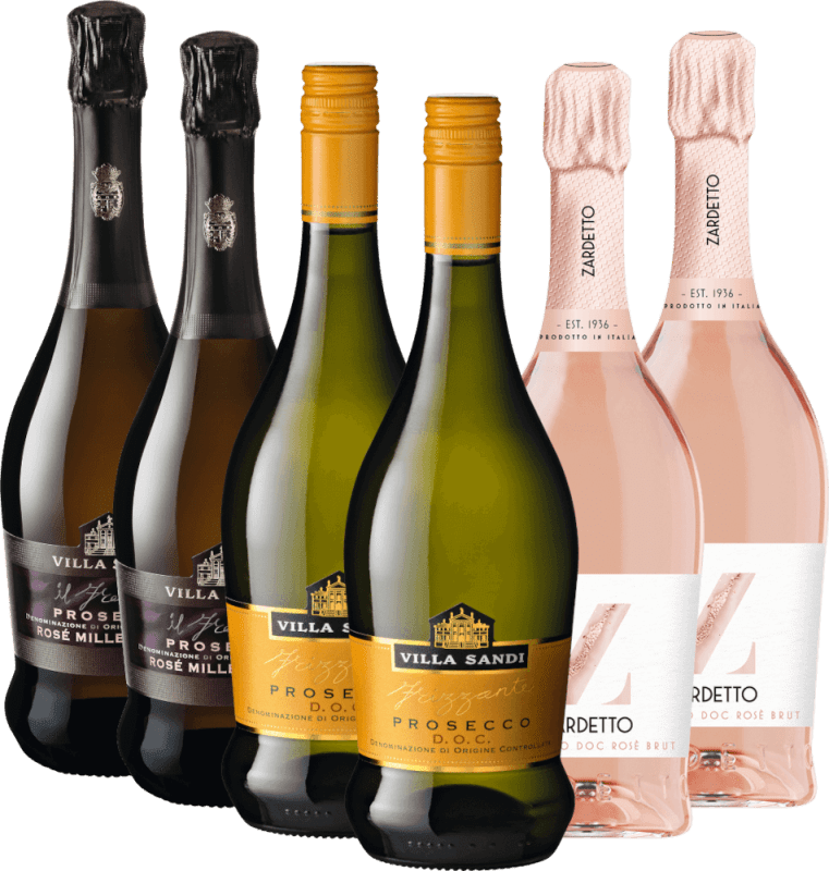 Sprudlende nytelse med Prosecco - 6x smaksprøvepakke