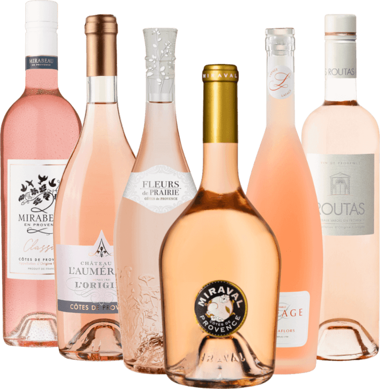Sommerlig rosé fra Provence - 6 x smakspakke