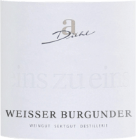 Vorschau: 12x Vorteils-Weinpaket Weißburgunder Eins zu Eins Kabinett trocken - A. Diehl