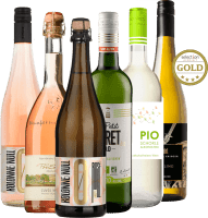 smakspakke med 6 alkoholfrie viner - 100 % nytelse uten dårlig samvittighet