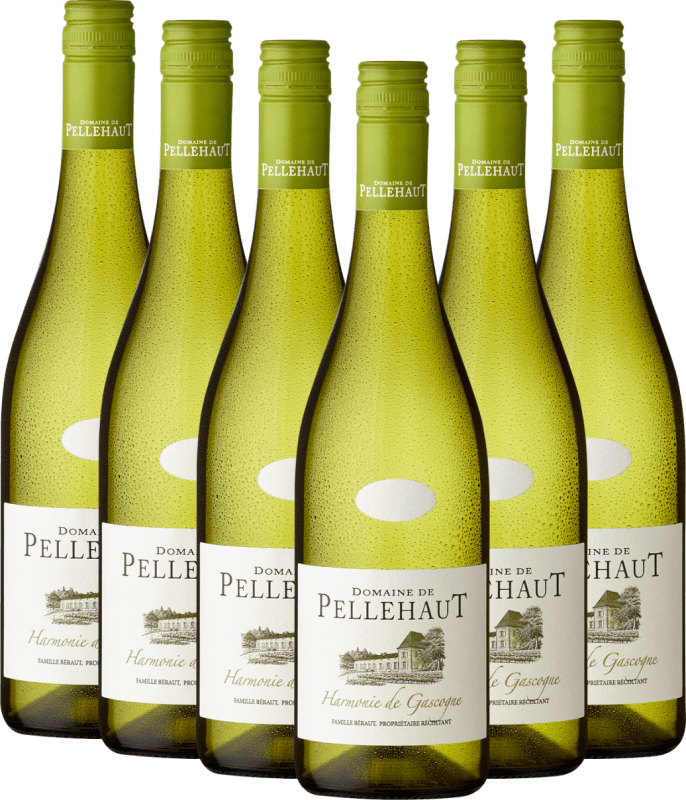 6er Vorteils-Weinpaket - Harmonie de Gascogne Blanc - Domaine de Pellehaut