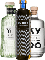 Eksklusiv gin-utvalg frå Europa - 3-pakning prøvepakke