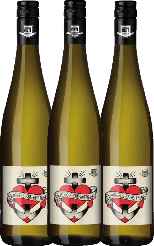 3er Vorteils-Weinpaket - Glaube-Liebe-Hoffnung Riesling - Bergdolt-Reif & Nett